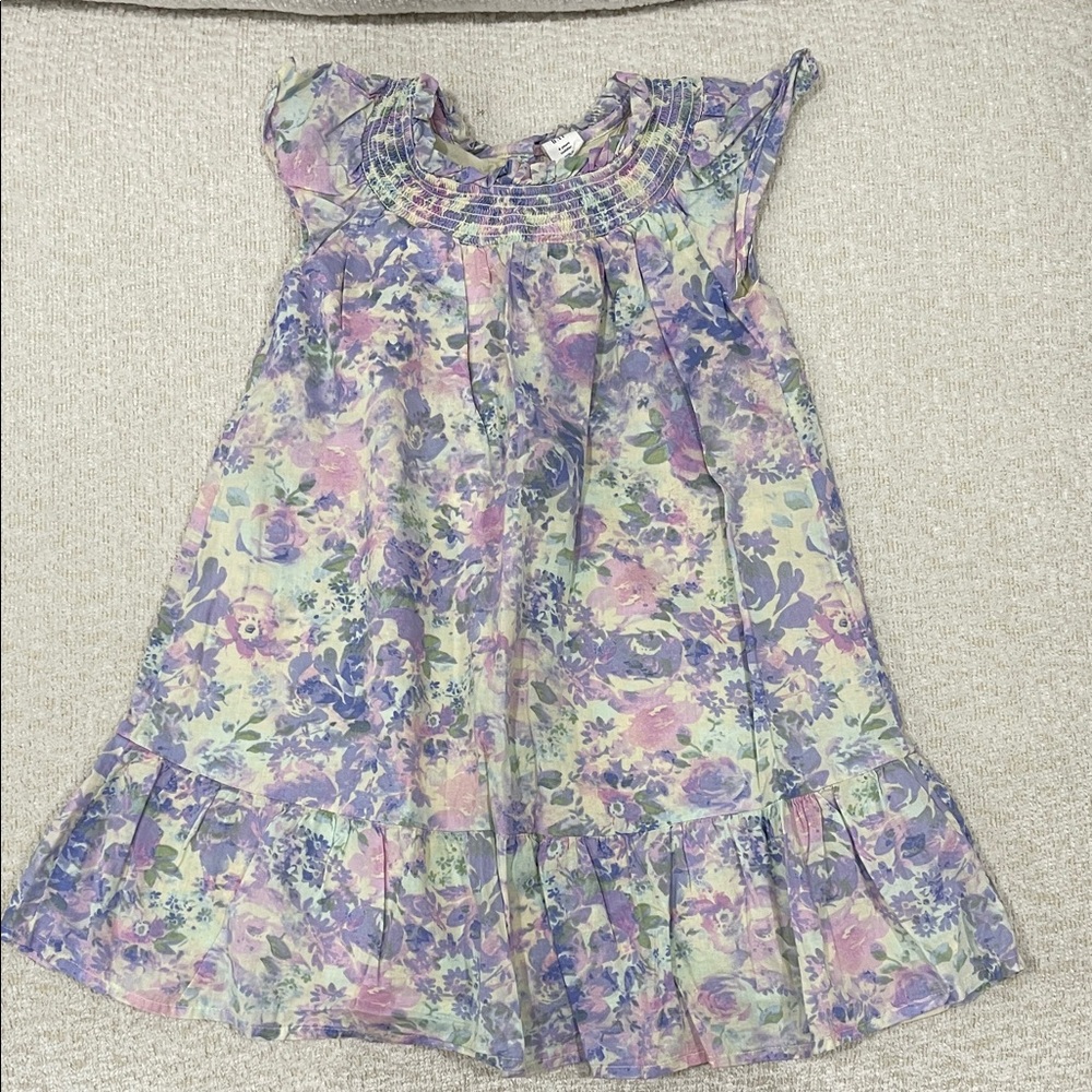 GAP Floral Kids Dress - Purple and Pink